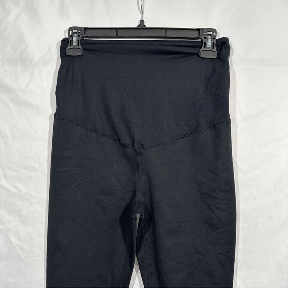 NEW $69 Zella [ Small ] Mamasana Live In Maternity Ankle Leggings in‎ Black - Picture 4 of 15